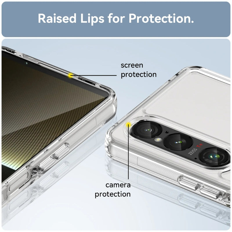 Load image into Gallery viewer, Sony Xperia 10 VI - Durable Anti-Scratch Shockproof TPU Transparent Heavy Duty Series Case - i-Station Mobile Phone & Electronic Device Repair and Accessories