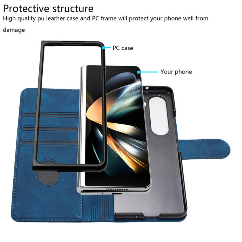 Load image into Gallery viewer, Samsung Galaxy Z Fold 6 (SM-F956) - Business PU Leather Stand Series Case - i-Station Mobile Phone & Electronic Device Repair and Accessories