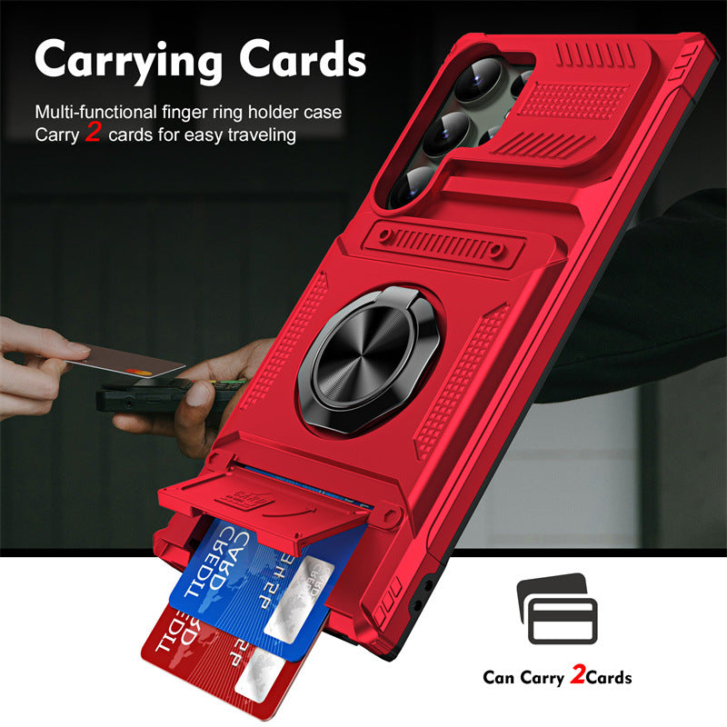 Load image into Gallery viewer, Samsung Galaxy A36 (SM-A366) - Hidden Slot Ring Stand Series Case - i-Station Mobile Phone & Electronic Device Repair and Accessories