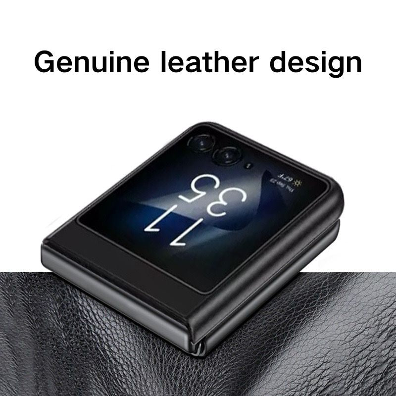 Load image into Gallery viewer, Motorola Moto Razr 40 Ultra - Ultra Thin & Shockproof Genuine Leather Series Case - i-Station Mobile Phone & Electronic Device Repair and Accessories
