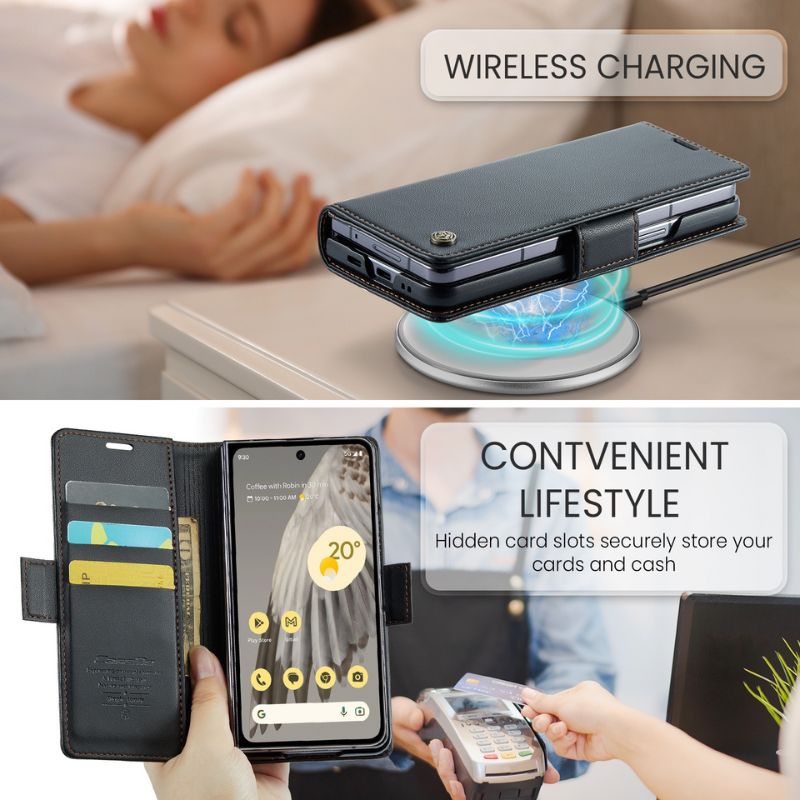 Load image into Gallery viewer, Google Pixel 8/Pro - Business Flip Cover Magnetic Closure Leather Essentials Series Case - i-Station Mobile Phone & Electronic Device Repair and Accessories
