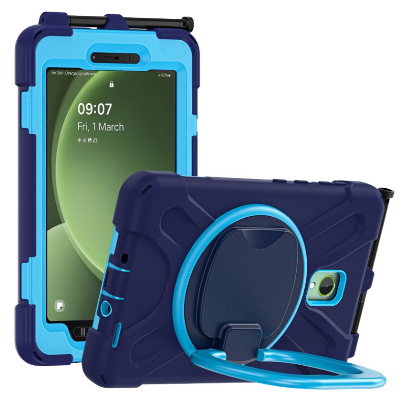Load image into Gallery viewer, Samsung Galaxy Tab Active 3 (2020) & Active 5 (2024) 8.0" - Heavy Duty 360 Degree Rotate Stand Hand Holder Case - i-Station Mobile Phone & Electronic Device Repair and Accessories
