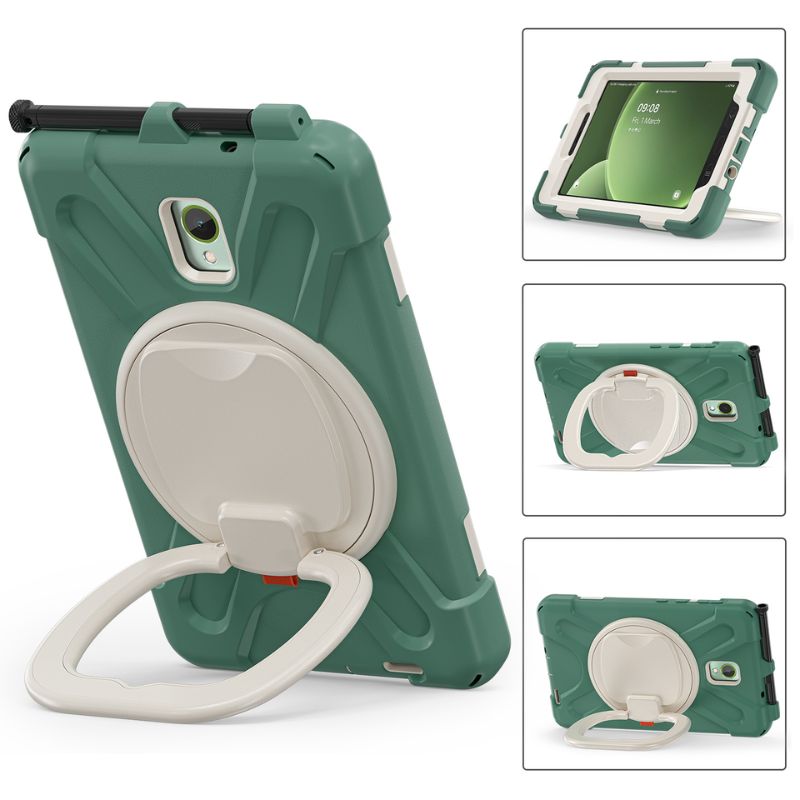 Load image into Gallery viewer, Samsung Galaxy Tab Active 3 (2020) & Active 5 (2024) 8.0" - Heavy Duty 360 Degree Rotate Stand Hand Holder Case - i-Station Mobile Phone & Electronic Device Repair and Accessories