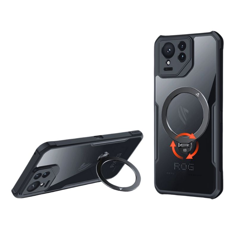 ASUS ROG Phone 6 & Pro - 360° Rotating Bracket Soft TPU Bumper Military Grade Airbags Shookproof Case - i-Station Mobile Phone & Electronic Device Repair and Accessories