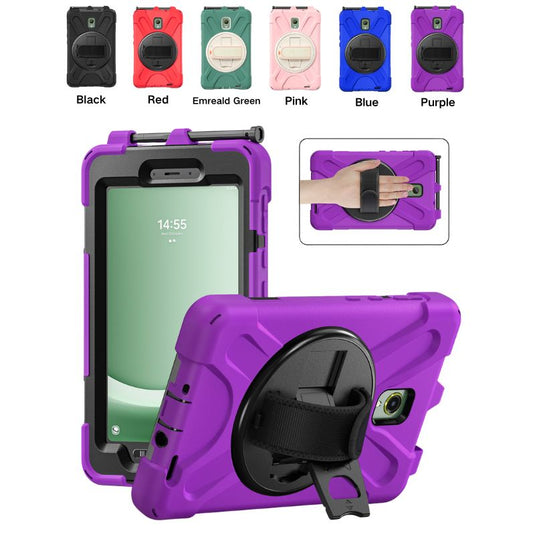 Samsung Galaxy Tab Active 3 (2020) & Active 5 (2024) 8.0" - Heavy Duty 360 Degree Rotate Stand Hand Strap Case - i-Station Mobile Phone & Electronic Device Repair and Accessories