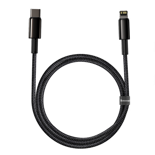 Baseus Tungsten Gold Fast Charging Data Cable Type-C to iP PD 20W 2M - i-Station Mobile Phone & Electronic Device Repair and Accessories