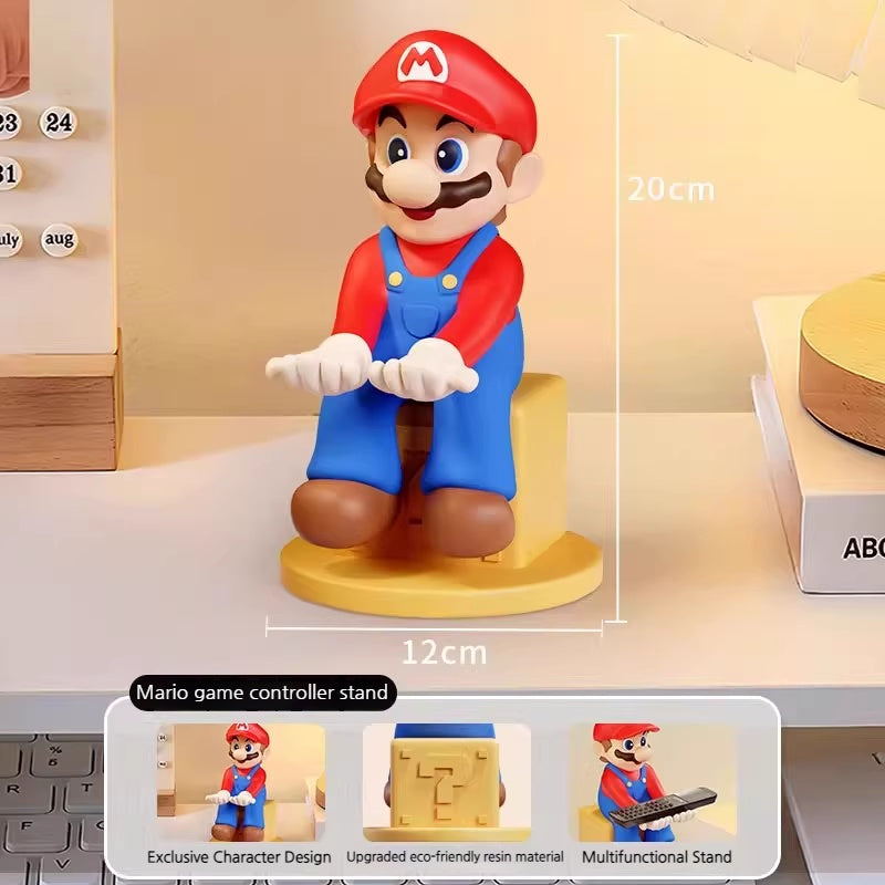 Load image into Gallery viewer, Mario-Style Headset Stand & Game Controller Organizer for PS5, Xbox, Nintendo Switch