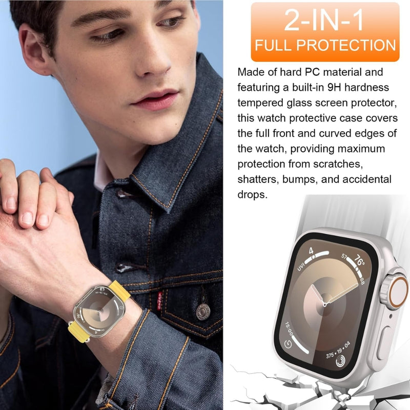 Load image into Gallery viewer, Apple Watch Series 4/5/6/SE/7/8 - Simple Full Cover Shockproof Ultra Waterproof Case - i-Station Mobile Phone & Electronic Device Repair and Accessories