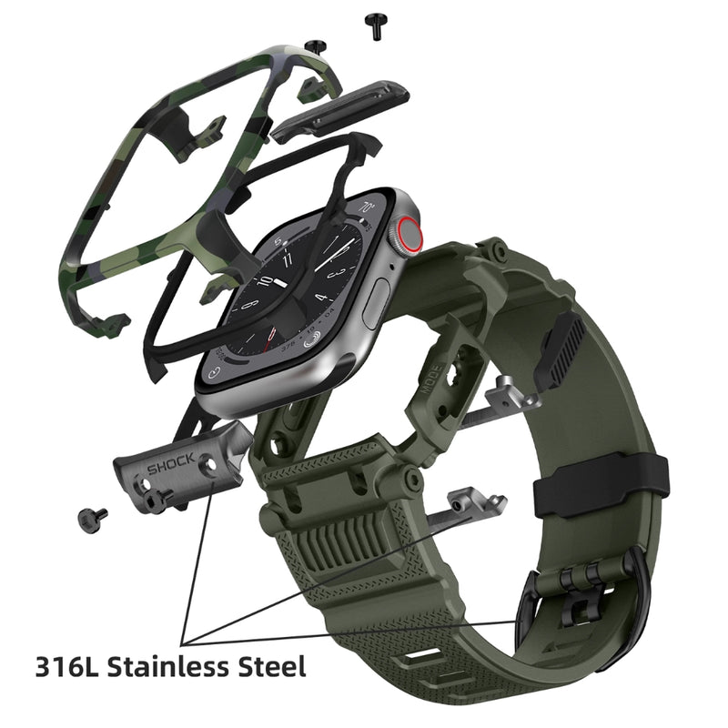 Load image into Gallery viewer, Apple Watch Series 1/2/3 42mm - One-piece Stylish Interstellar-style Silicone Watch Band - i-Station Mobile Phone & Electronic Device Repair and Accessories