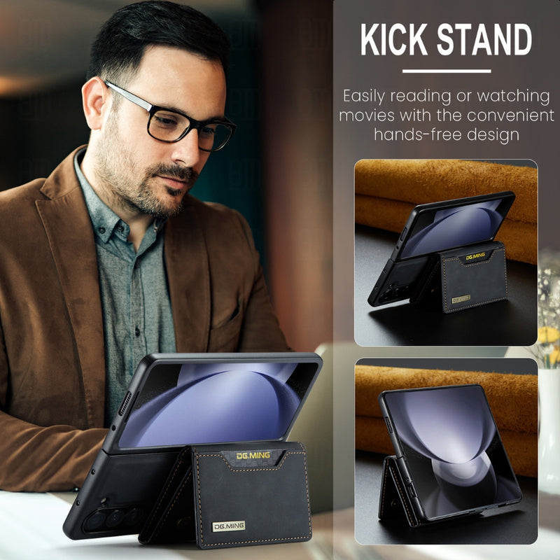 Load image into Gallery viewer, Samsung Galaxy Z Fold 5 5G (SM-F946B) - Multifunctional PU Leather Wallet Series Stand Case - i-Station Mobile Phone & Electronic Device Repair and Accessories