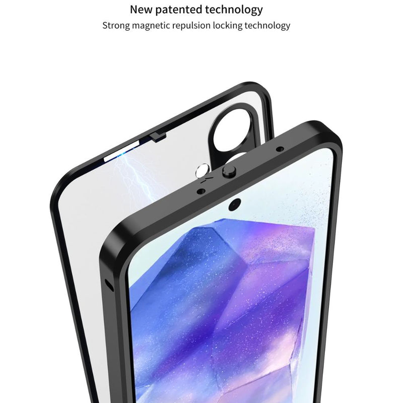 Load image into Gallery viewer, Sony Xperia 1 VI - Snap-on Metal Frame Clear Transparent Tempered Glass Proof Case - i-Station Mobile Phone & Electronic Device Repair and Accessories