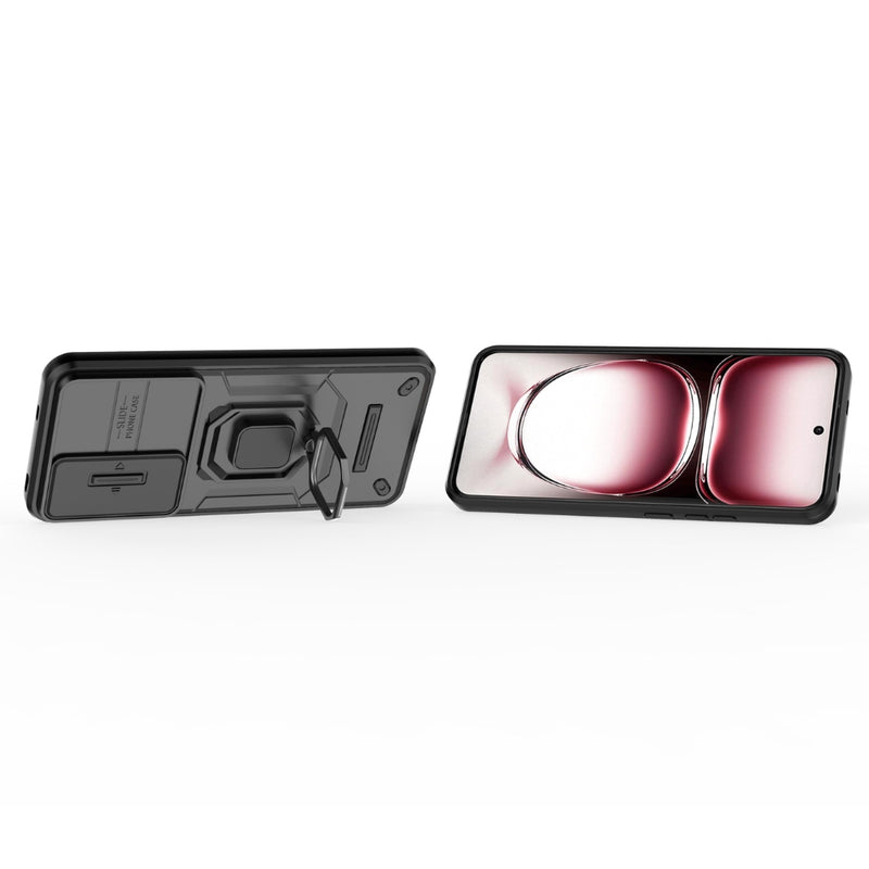 Load image into Gallery viewer, OPPO Reno 12 5G (CPH2625) - Battle Bear Lens Push Window Mechanics Series Case With Finger Ring Stand - i-Station Mobile Phone & Electronic Device Repair and Accessories