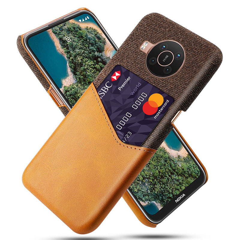 Load image into Gallery viewer, Nokia 6.2 - Fabric Texture Single Card Slot PU Leather Phone Case - i-Station Mobile Phone & Electronic Device Repair and Accessories