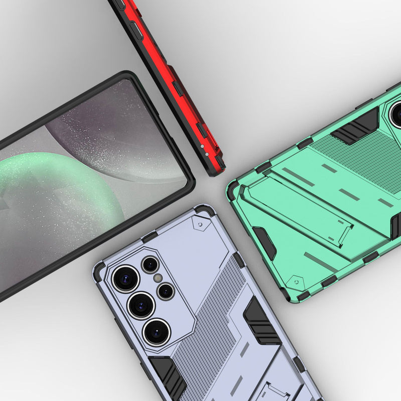 Load image into Gallery viewer, Samsung Galaxy A25 (SM-A256) - Shockproof Punk Stand Heavy Duty Case - i-Station Mobile Phone & Electronic Device Repair and Accessories