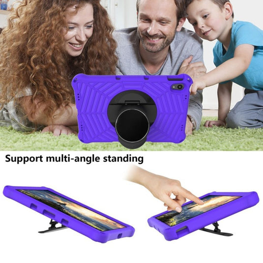 Lenovo Tab P11 / P11 Plus 11.0" inch (TB-J606F/TB-J616F) 2021 - Cobweb 360° Rotatable Stand Heavy Duty Series Case With Adjustable Shoulder Strap - i-Station Mobile Phone & Electronic Device Repair and Accessories