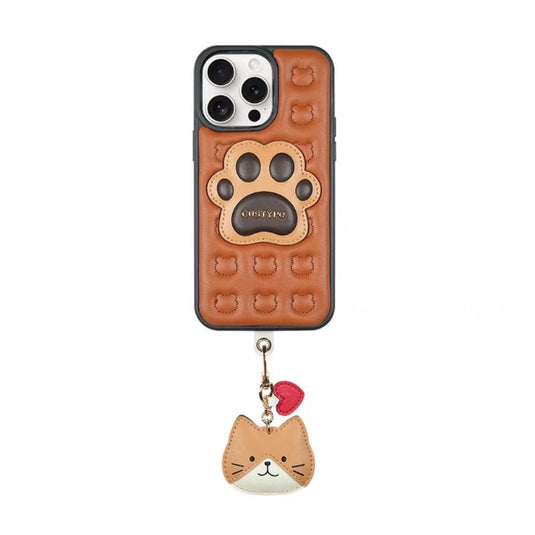 Apple iPhone 14 Pro Max - 3D Pattern Leather Shockproof Airbag Fashion-Forward Series Case - i-Station Mobile Phone & Electronic Device Repair and Accessories