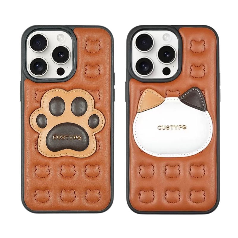 Apple iPhone 14 Pro Max - 3D Pattern Leather Shockproof Airbag Fashion-Forward Series Case - i-Station Mobile Phone & Electronic Device Repair and Accessories