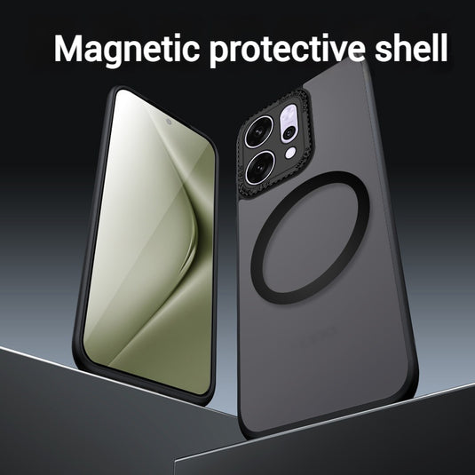 OPPO Reno14 & Pro - Full Coverage Skin-Feel Magnetic Airbag Armor Case - i-Station Mobile Phone & Electronic Device Repair and Accessories