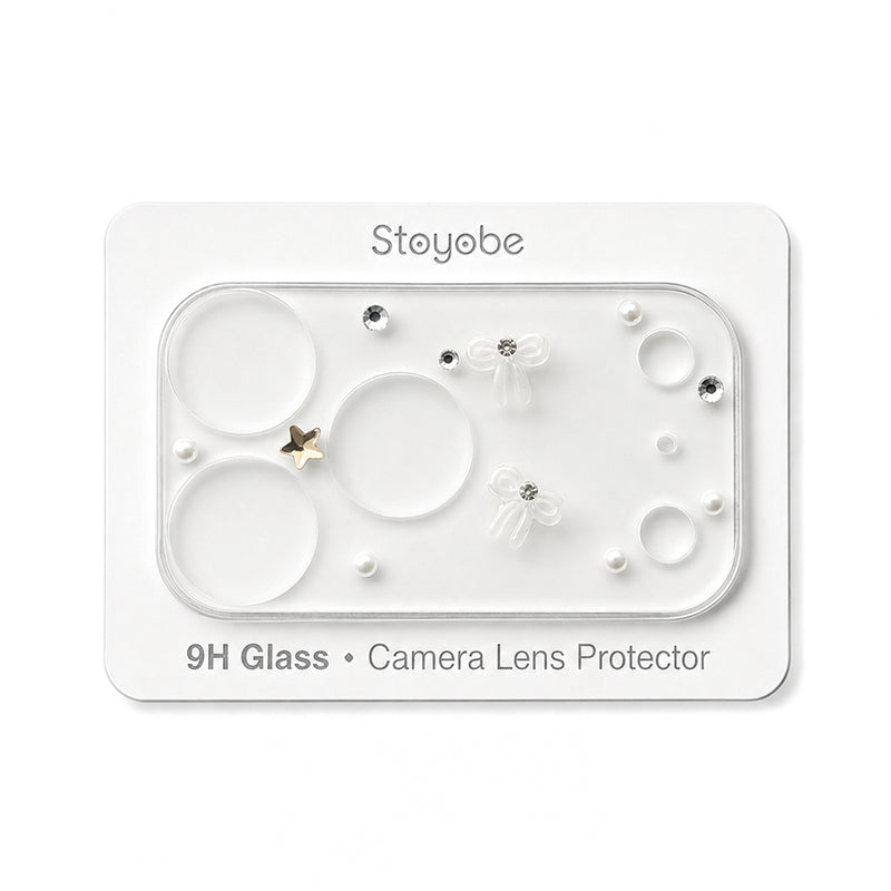 Load image into Gallery viewer, Apple iPhone 17 Pro Max - Back Rear 9H Tempered Glass Luxury Crystal Diamond Camera Lens Protector