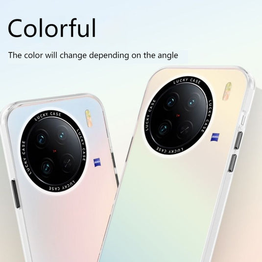 Vivo Y33s - Translucent Gradient Laser Matte Shockproof Fashion-Forward Series Case - i-Station Mobile Phone & Electronic Device Repair and Accessories
