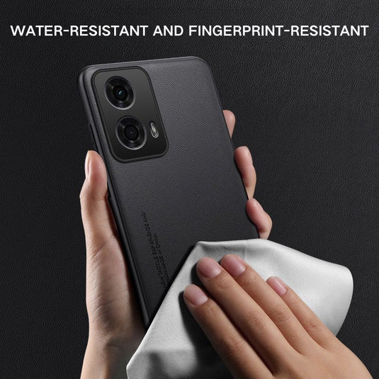 Motorola Moto G14/G24/G34/G54/G84 - Full Wrap Shockproof Ultra-thin Leather Essentials Series Case - i-Station Mobile Phone & Electronic Device Repair and Accessories