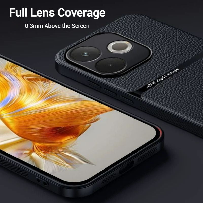 Load image into Gallery viewer, OPPO A5 Pro 5G - Business TPU Soft Edge Plain Leather Car Magnetic Anti-Drop Case - i-Station Mobile Phone & Electronic Device Repair and Accessories
