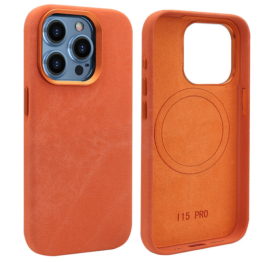 Apple iPhone 13/Pro/Pro Max Fibrous Leather Velvet Texture Shockproof Protective Case - i-Station Mobile Phone & Electronic Device Repair and Accessories