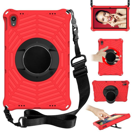 Lenovo Tab P11 / P11 Plus 11.0" inch (TB-J606F/TB-J616F) 2021 - Cobweb 360° Rotatable Stand Heavy Duty Series Case With Adjustable Shoulder Strap - i-Station Mobile Phone & Electronic Device Repair and Accessories