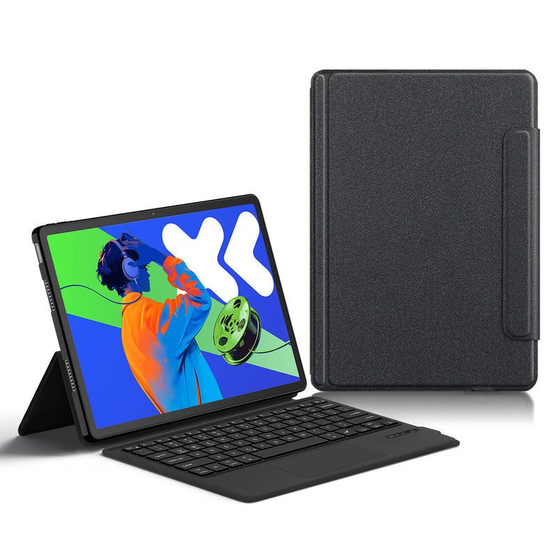 Load image into Gallery viewer, Lenovo Idea Tab Pro 12.7" 2025 (TB373FU/TB375FC) - Bluetooth Integrated Leather Touch Rotating Keyboard Case - i-Station Mobile Phone & Electronic Device Repair and Accessories