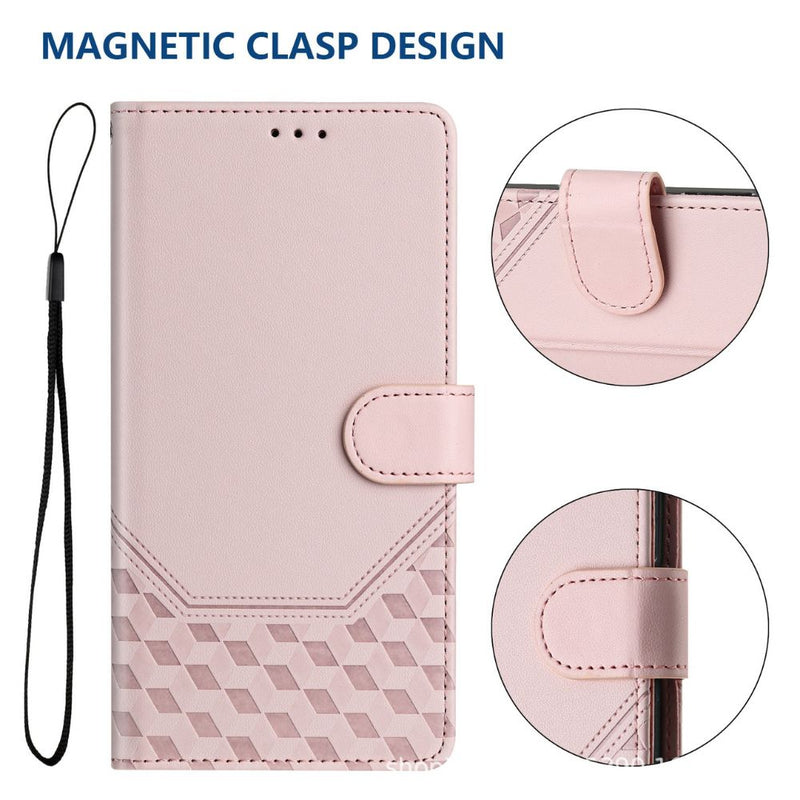 Load image into Gallery viewer, Sony Xperia 5 IV - Women Embossed Flip PU Leather Wallet Series Case With a lanyard - i-Station Mobile Phone & Electronic Device Repair and Accessories
