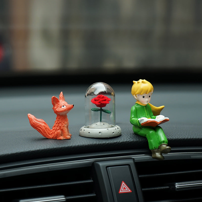 Load image into Gallery viewer, Mini Little Prince Car Dashboard Ornament Set – Cute Healing Style Interior Decoration Gift - i-Station Mobile Phone & Electronic Device Repair and Accessories