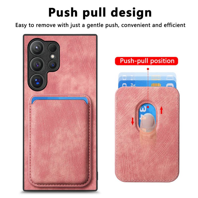 Load image into Gallery viewer, Samsung Galaxy A55 5G (SM-A556) - Business Shockproof Magnetic Attraction Leather Wallet Series Case - i-Station Mobile Phone & Electronic Device Repair and Accessories