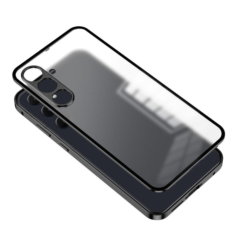 Load image into Gallery viewer, Sony Xperia 1 VI - Snap-on Metal Frame Clear Transparent Tempered Glass Proof Case - i-Station Mobile Phone & Electronic Device Repair and Accessories