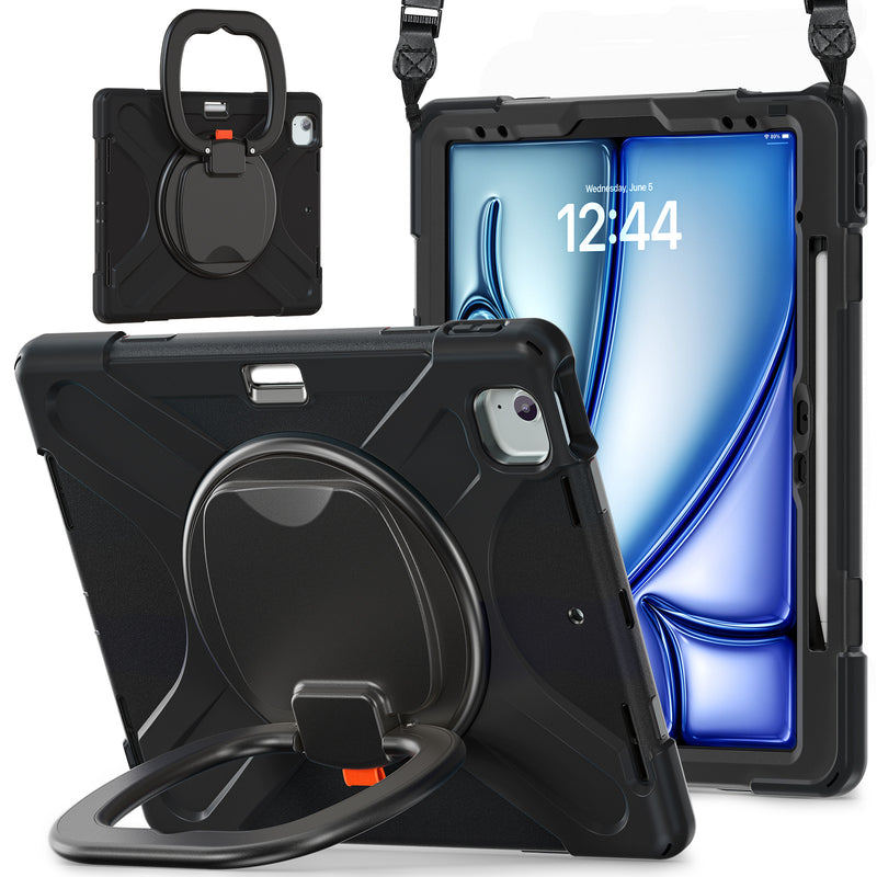 Load image into Gallery viewer, Lenovo Tab M11 11.0" 2024 (TB-330XU/330FU) - Multifunctional Shockproof Heavy Duty Series Case With Shoulder Strap - i-Station Mobile Phone & Electronic Device Repair and Accessories