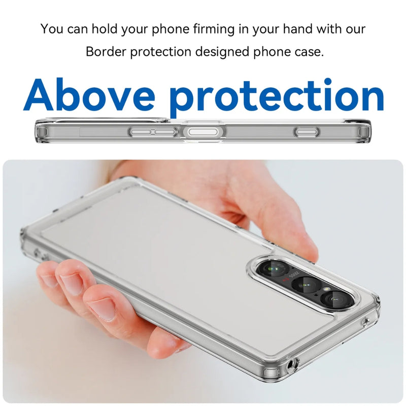 Load image into Gallery viewer, Sony Xperia 10 VI - Durable Anti-Scratch Shockproof TPU Transparent Heavy Duty Series Case - i-Station Mobile Phone & Electronic Device Repair and Accessories
