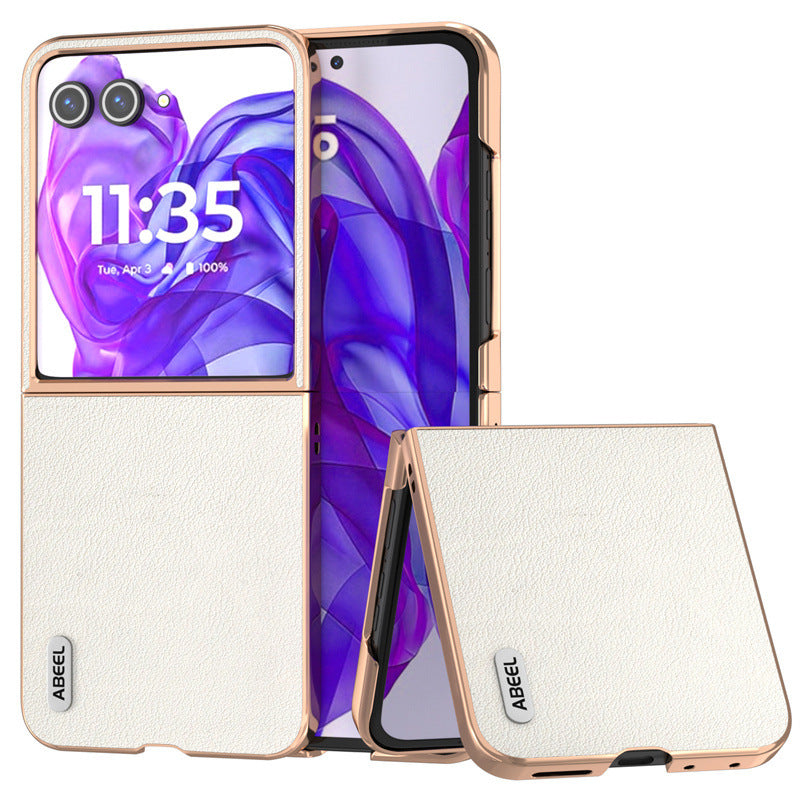 Load image into Gallery viewer, Motorola Moto Razr 50/Ultra Leather Shockproof Protective Case - i-Station Mobile Phone & Electronic Device Repair and Accessories