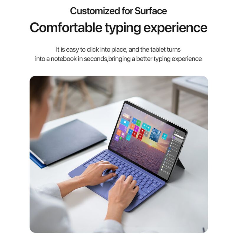 Load image into Gallery viewer, Compatible with Microsoft Surface Pro 12 (2025) - DUXDUCIS Wireless Bluetooth Magnetic Touch Keyboard With RGB Backlight - i-Station Mobile Phone & Electronic Device Repair and Accessories