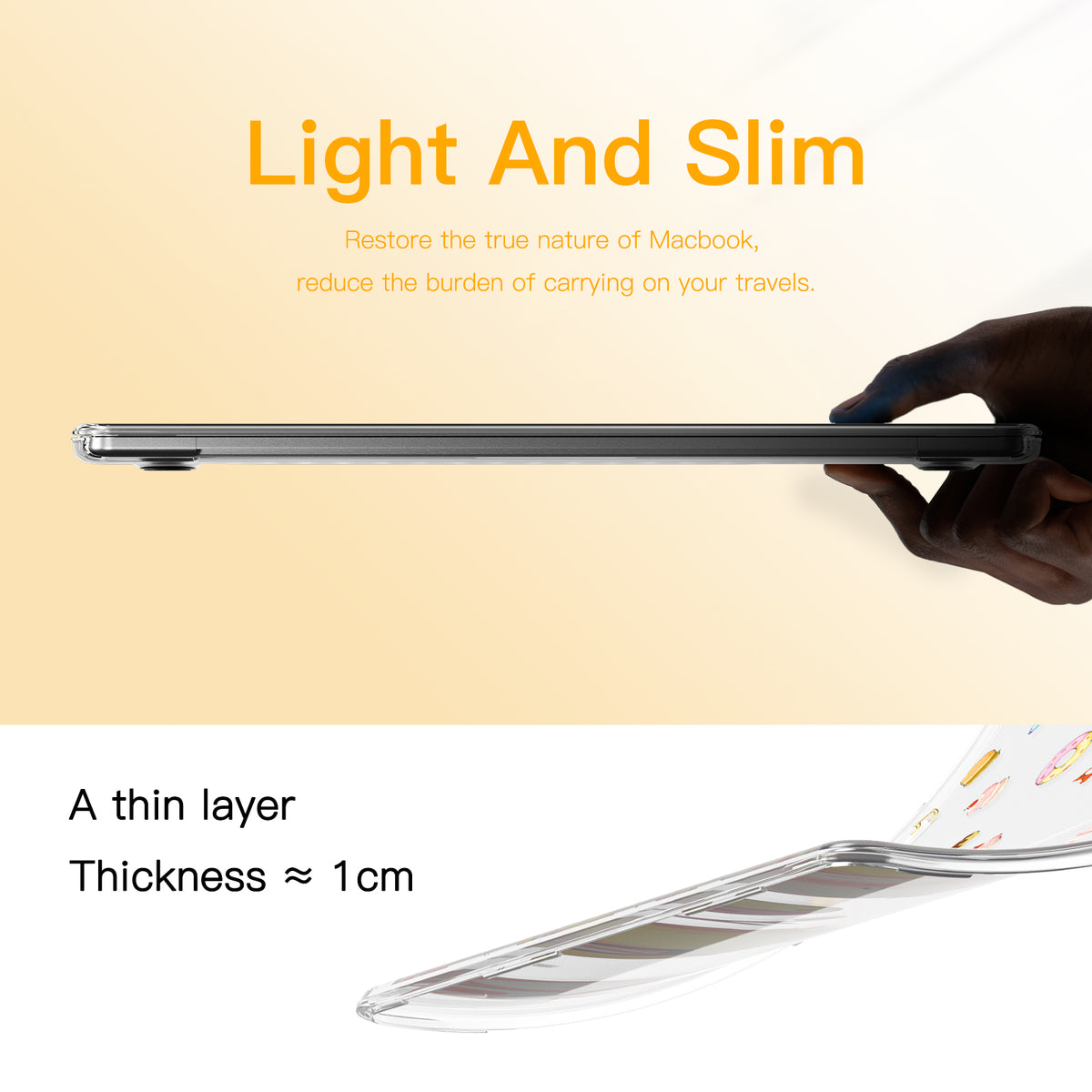 MacBook Air 13.6" 2025 (A3240) M4 - Cute Cartoon Transparent Shockproof & Slim Case - i-Station Mobile Phone & Electronic Device Repair and Accessories