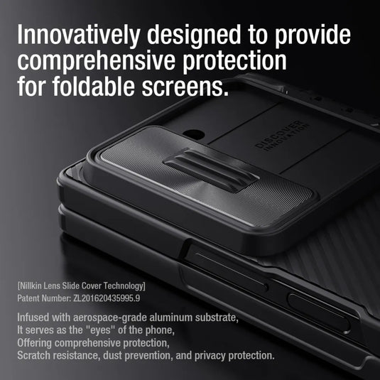 Samsung Galaxy Z Fold6 (SM-F956) -NILLKIN Lens Push Window Invisible Bracket Shockproof Case - i-Station Mobile Phone & Electronic Device Repair and Accessories