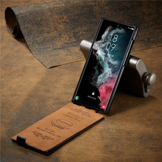 Samsung Galaxy S21/Plus/Ultra - Business Flip Up and Down PU Leather Series Case - i-Station Mobile Phone & Electronic Device Repair and Accessories