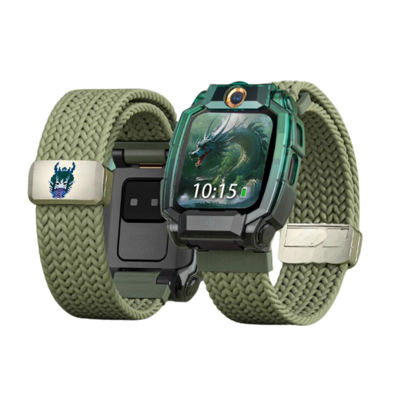 Load image into Gallery viewer, imoo Watch Phone Z7 - Two-in-one Nezha Mythology Woven Elastic Magnetic Adsorption Watch Band + Watch Case - i-Station Mobile Phone & Electronic Device Repair and Accessories