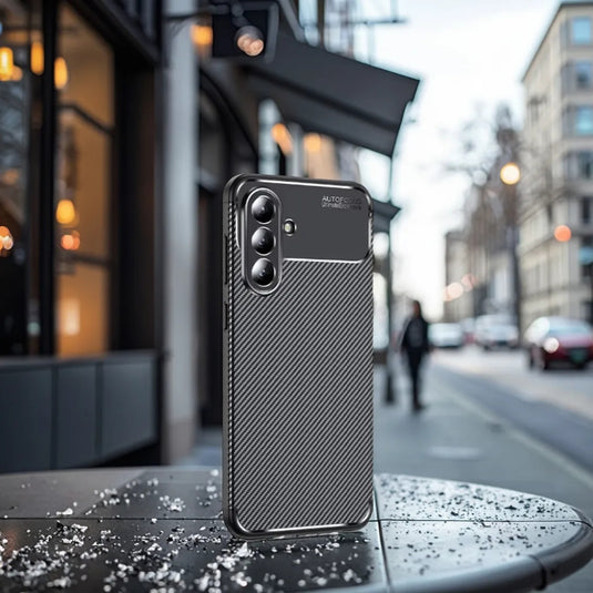 Samsung Galaxy S22/Plus/Ultra - Beetle Carbon Fiber Pattern Frosted Shockproof Case - i-Station Mobile Phone & Electronic Device Repair and Accessories