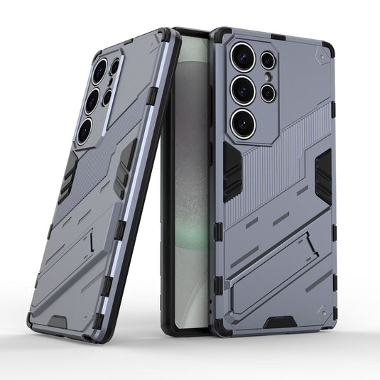Samsung Galaxy A25 (SM-A256) - Shockproof Punk Stand Heavy Duty Case - i-Station Mobile Phone & Electronic Device Repair and Accessories