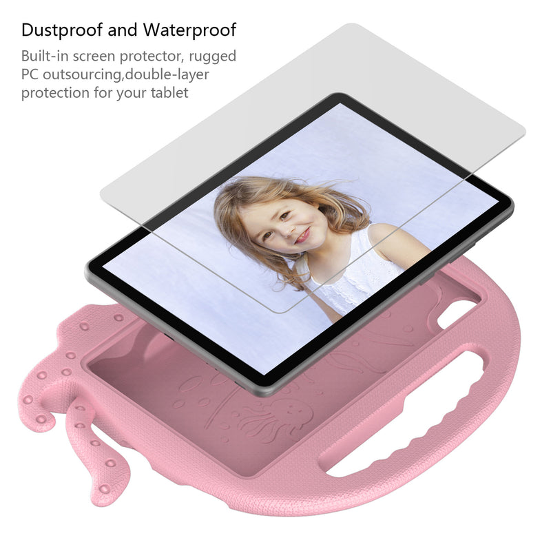 Load image into Gallery viewer, Lenovo Tab M10 10.6" inch 2023 (TB-360FU) - Hand-carry Children Cartoon Octopus Shockproof Heavy Duty Series Case - i-Station Mobile Phone & Electronic Device Repair and Accessories