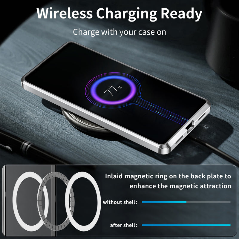 Load image into Gallery viewer, Sony Xperia 1 IV - Shockproof Aluminum Metal Bumper Magnetic Matte Back Cover Case - i-Station Mobile Phone & Electronic Device Repair and Accessories