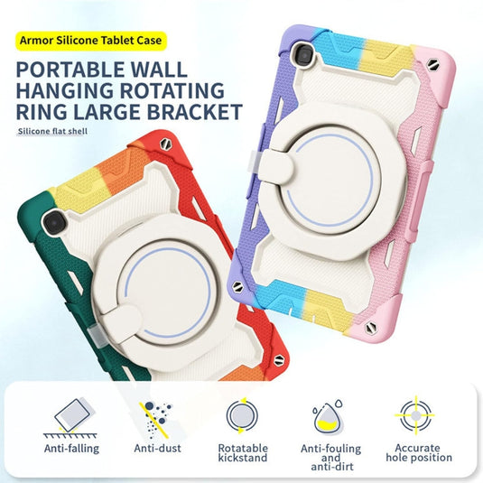 Lenovo Tab M11/K11 11.0" inch 2024 - Silicone + PC Heavy Duty Series Case With 360° Rotating Stand - i-Station Mobile Phone & Electronic Device Repair and Accessories