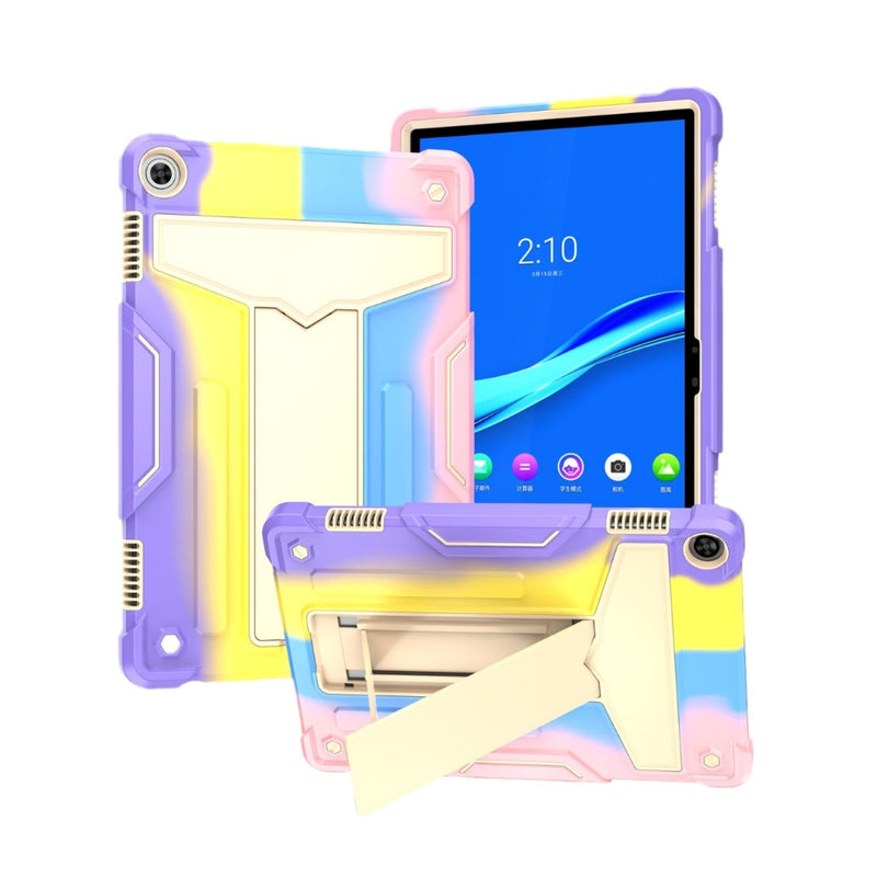 Load image into Gallery viewer, Lenovo Tab M10 Plus (3rd Gen) 10.6" inch 2022 - Color-blocked T-shaped Stand Heavy Duty Series Case - i-Station Mobile Phone & Electronic Device Repair and Accessories