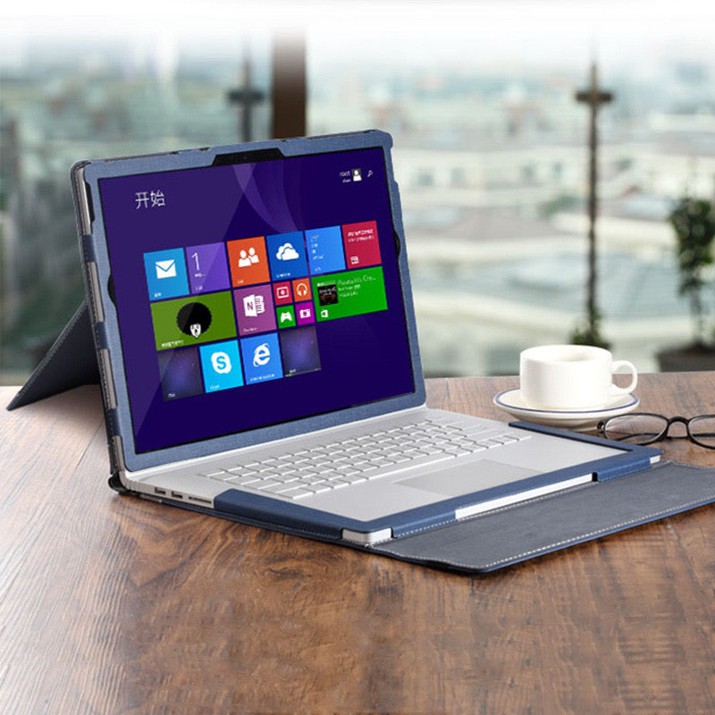 Microsoft Surface Book 2/3 Gen 15" - PU Leather Detachable Laptop Stand Protective Sleeves Case - i-Station Mobile Phone & Electronic Device Repair and Accessories