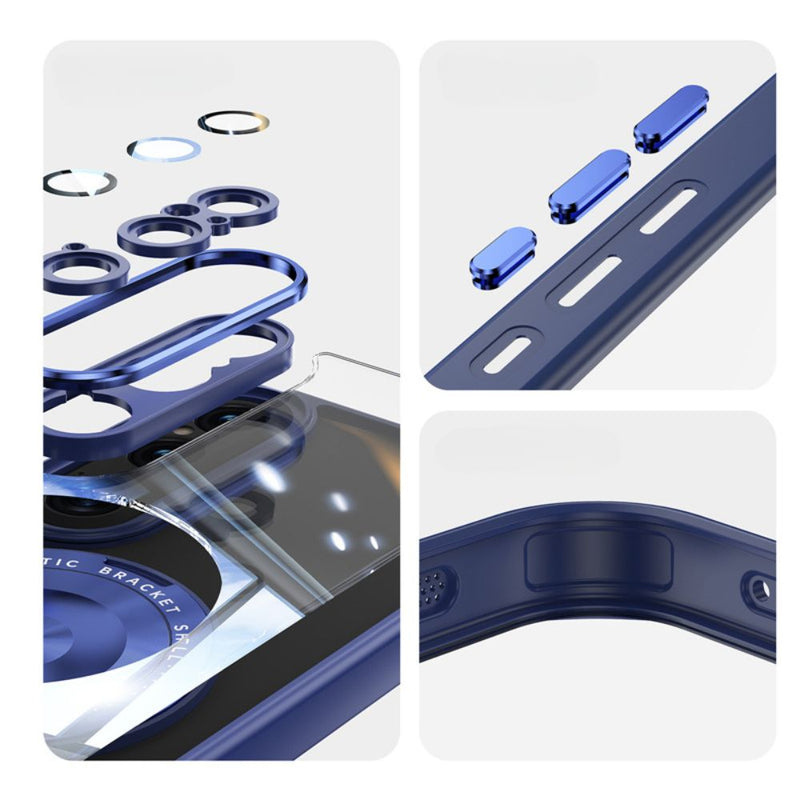 Load image into Gallery viewer, Sony Xperia 10 VI - Simple Transparent Magnetic 360-degree Rotating Stand Series Case - i-Station Mobile Phone & Electronic Device Repair and Accessories