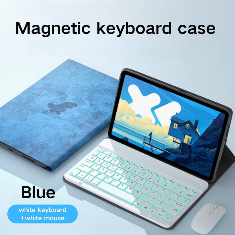 Load image into Gallery viewer, Lenovo Tab Legion Y700 8.8" inch 2023 (TB-320FC) - Cartoon Logo Detachable Magnetic Keyboard Case With Backlight and Mouse - i-Station Mobile Phone & Electronic Device Repair and Accessories